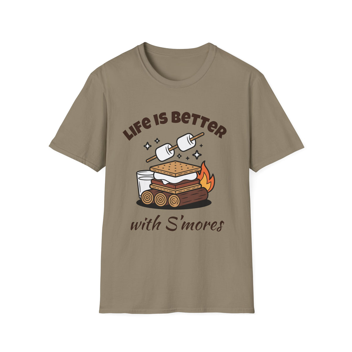 Life Is Better with S'mores Shirt, Funny Camping Tee