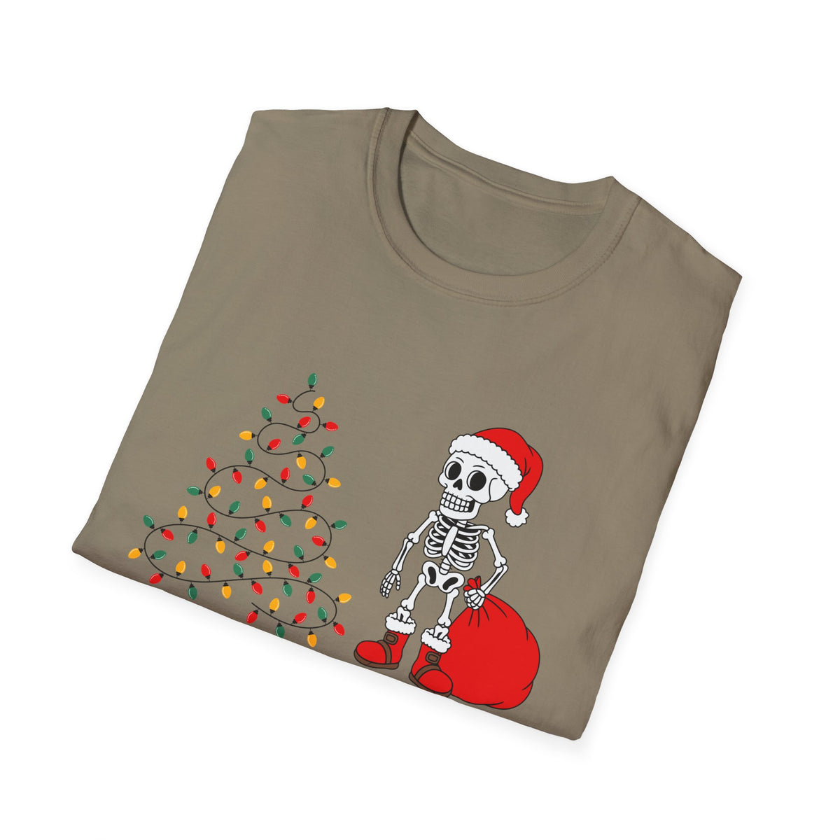 Santa Claws Is Coming to Town Shirt, Funny Skeleton Christmas Tee