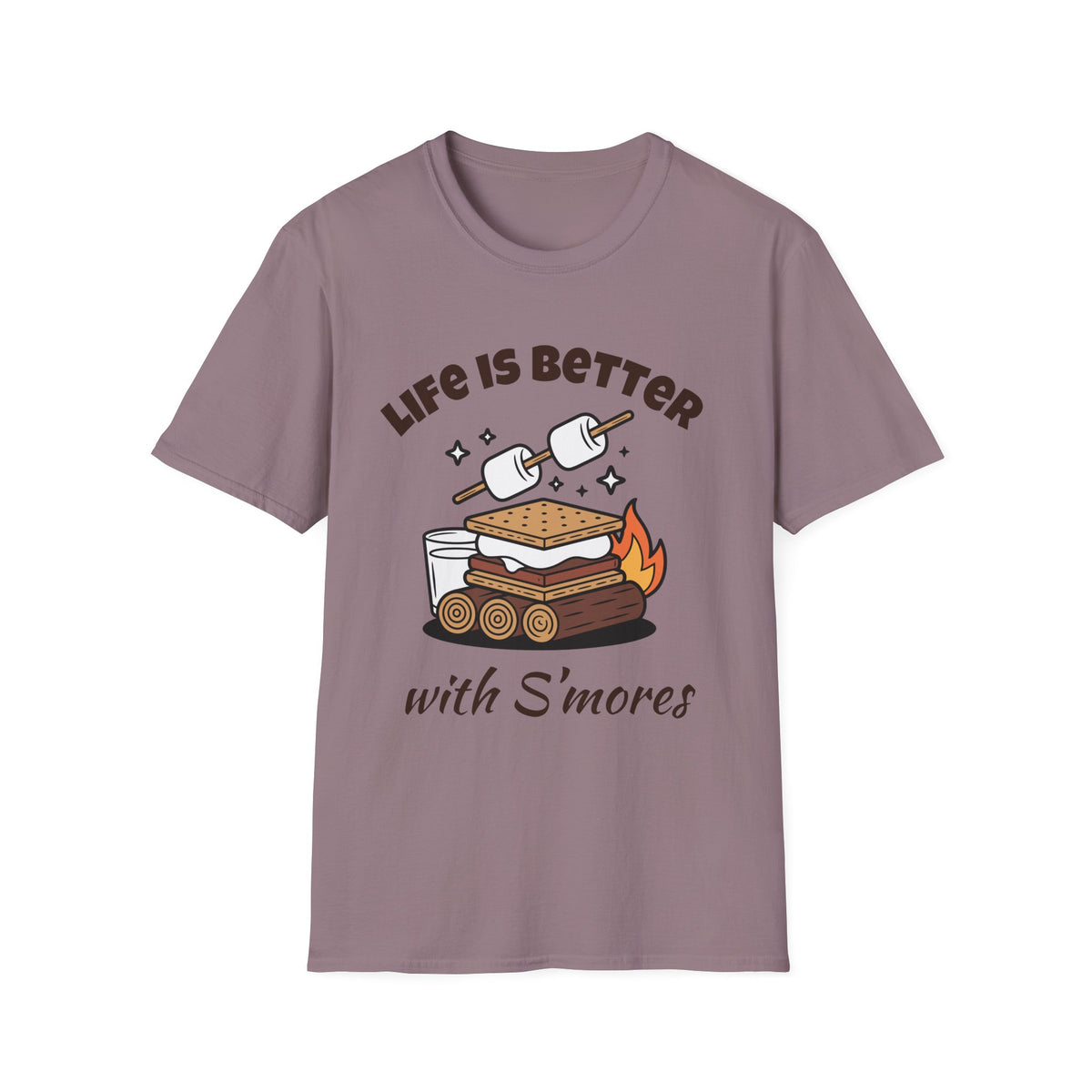 Life Is Better with S'mores Shirt, Funny Camping Tee