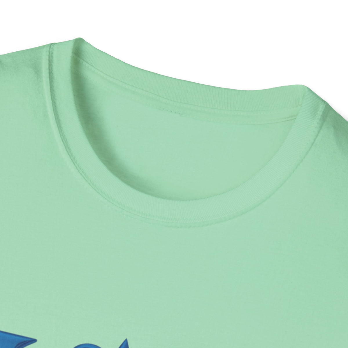 Jesus Blue Scroll Shirt, Christian Faith Tee