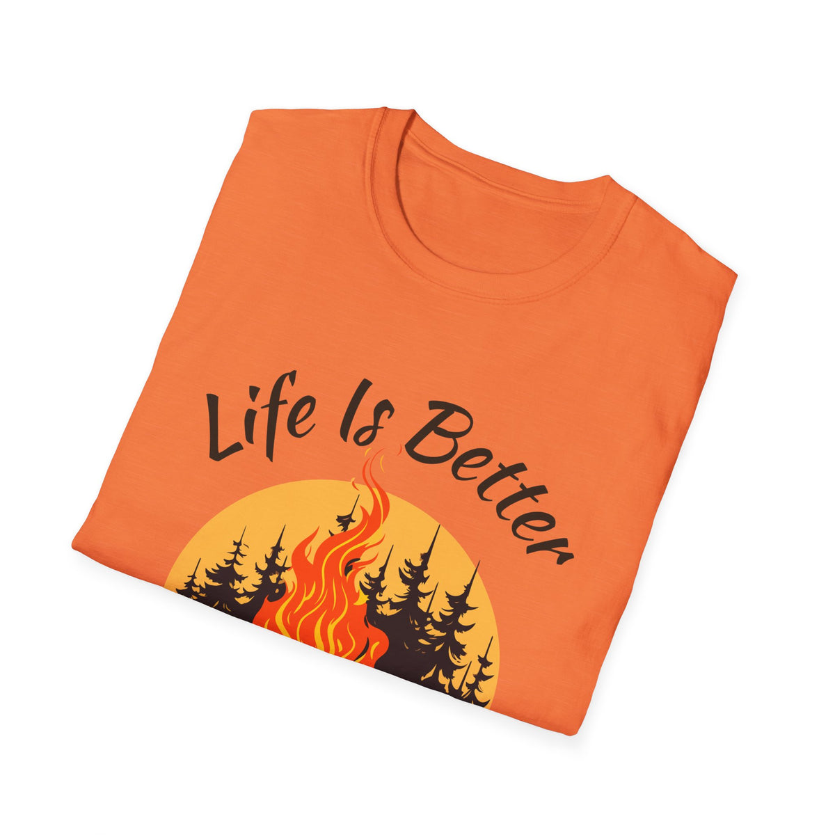 Life Is Better by the Campfire Shirt, Camping Lover Tee