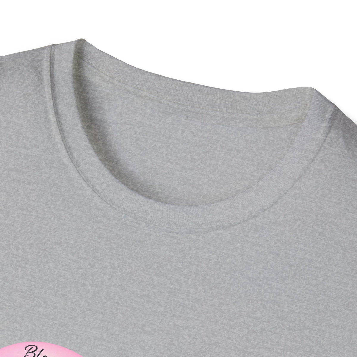 Mom Word Art Heart Light Colored Shirt, Pink Heart Mom Tee