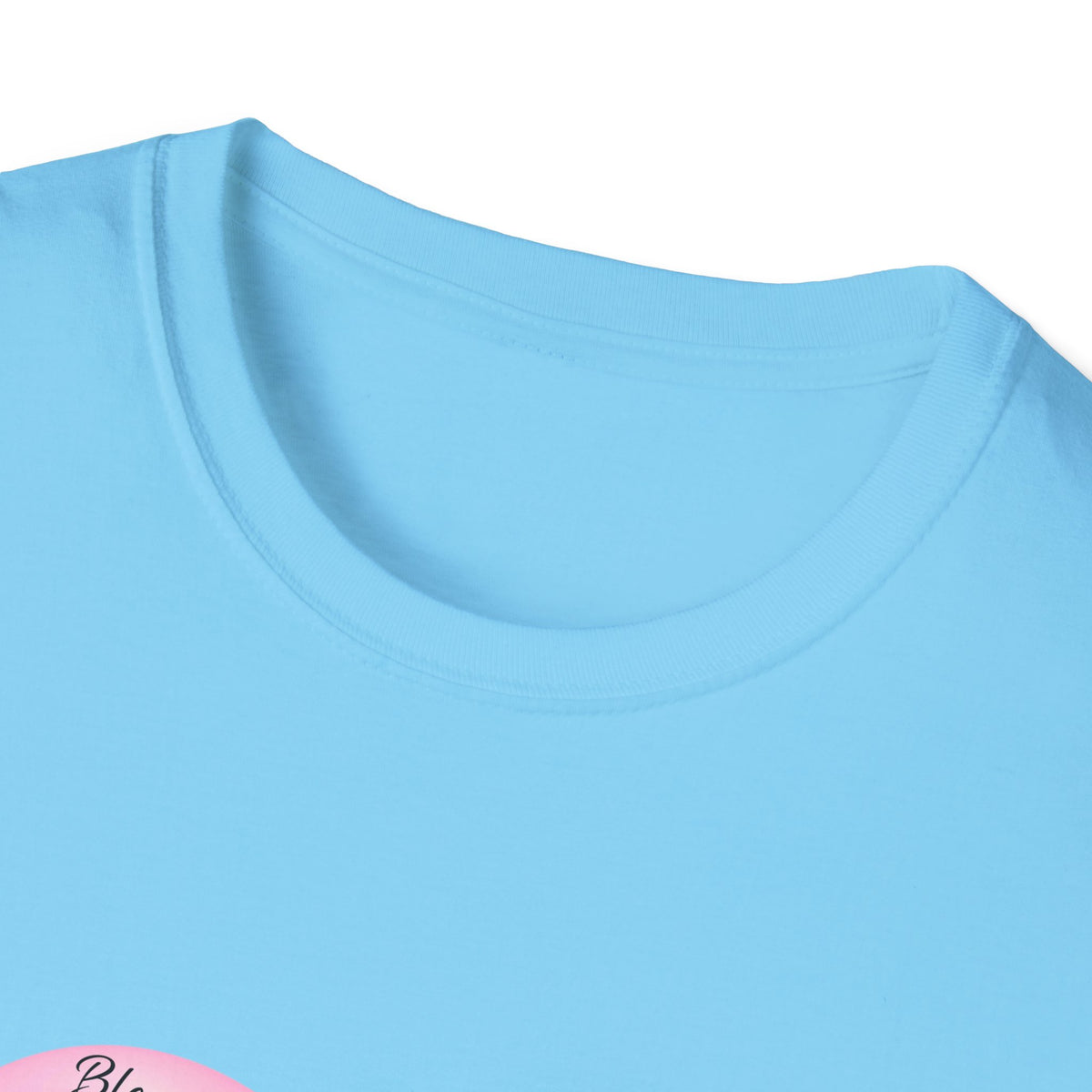 Mom Word Art Heart Light Colored Shirt, Pink Heart Mom Tee