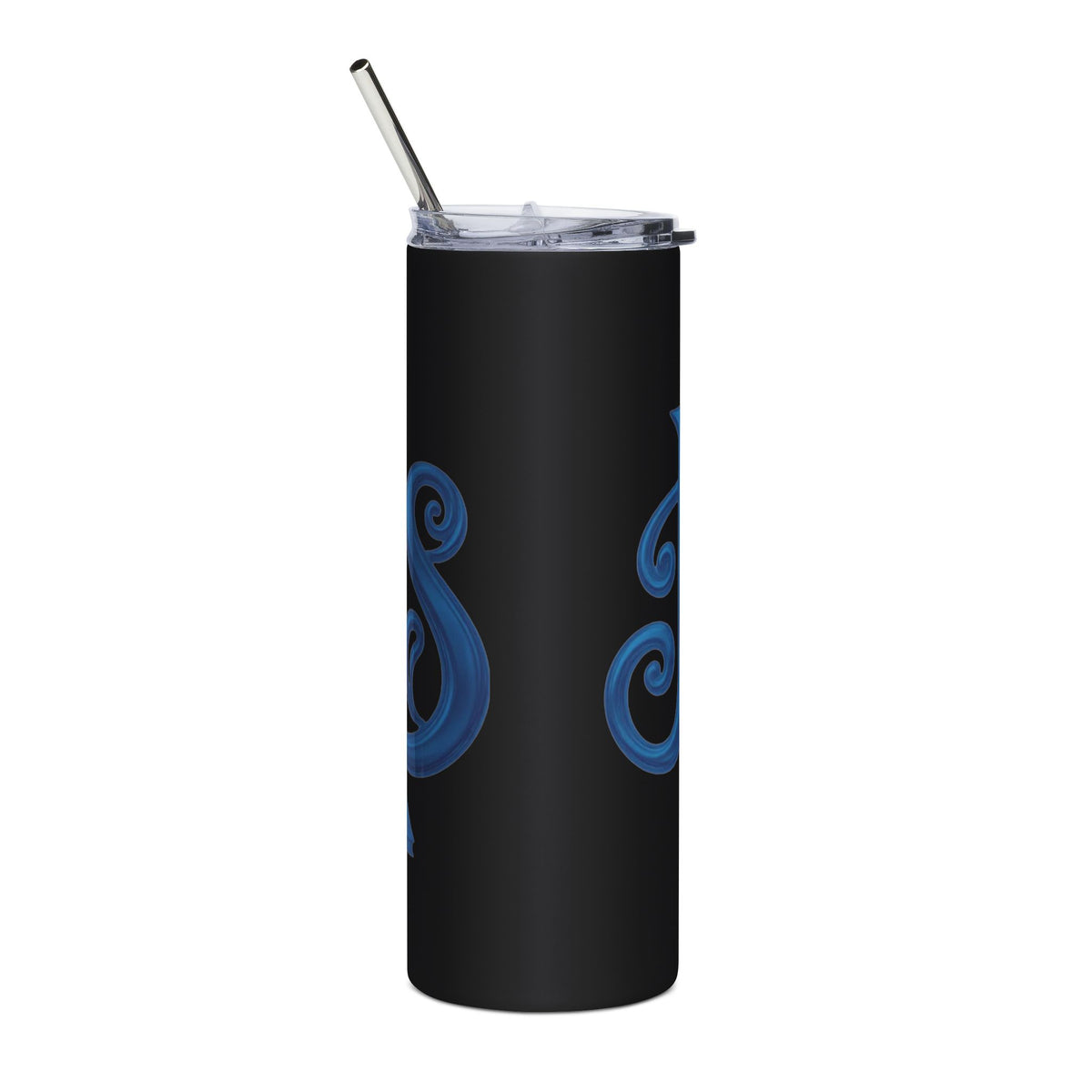 Jesus Blue Scroll 20oz Tumbler, Christian Faith Cup