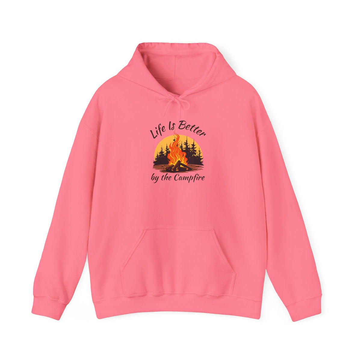 Life Is Better by the Campfire Hoodie, Camping Lover Sweatshirt •