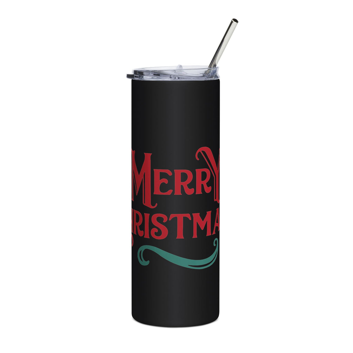Merry Christmas Santa and Snowman 20oz Tumbler, Holiday Travel Cup