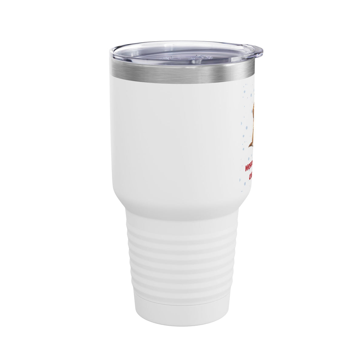 Merry Freakin' Christmas Puppy 30oz Tumbler, Dog Lover Christmas Cup