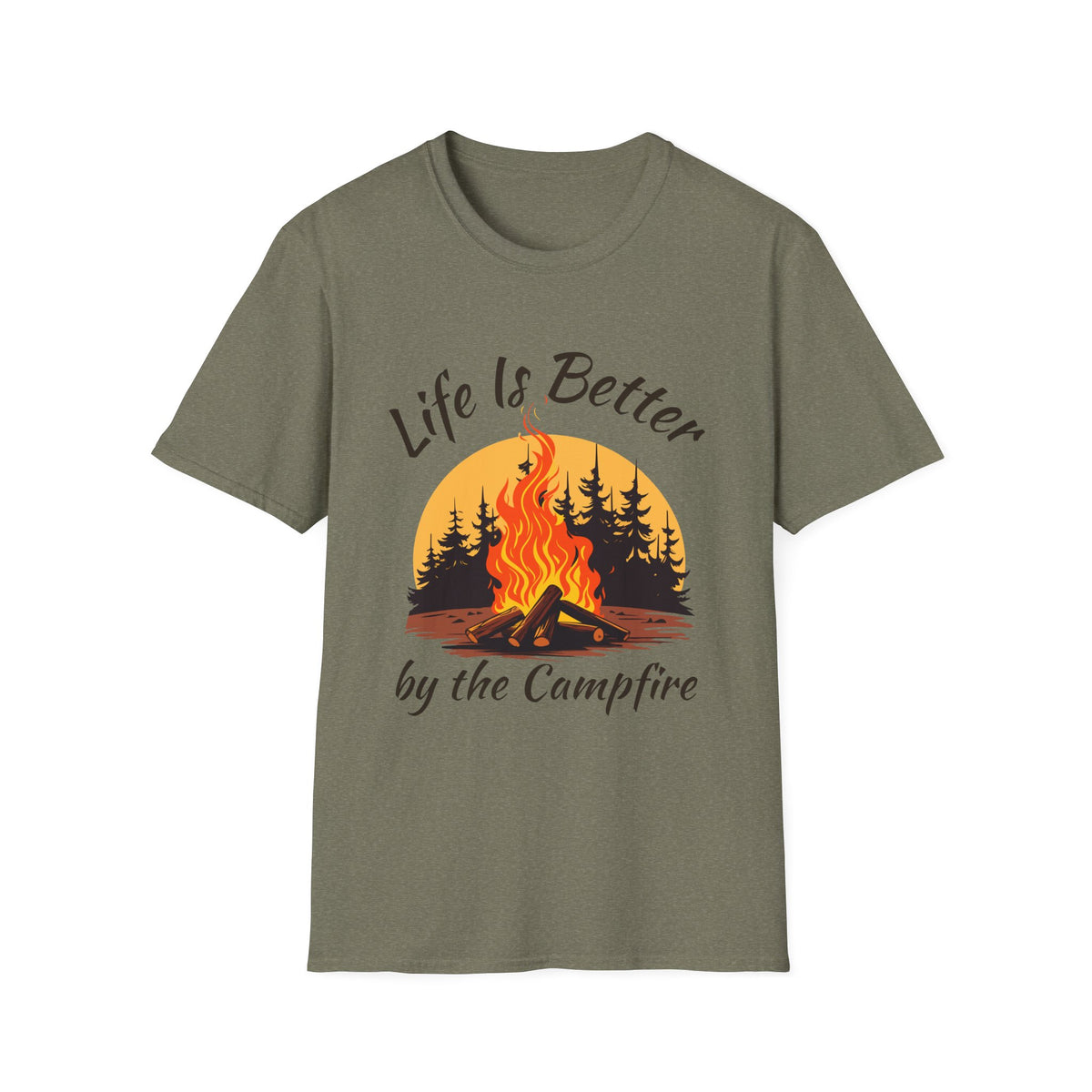 Life Is Better by the Campfire Shirt, Camping Lover Tee