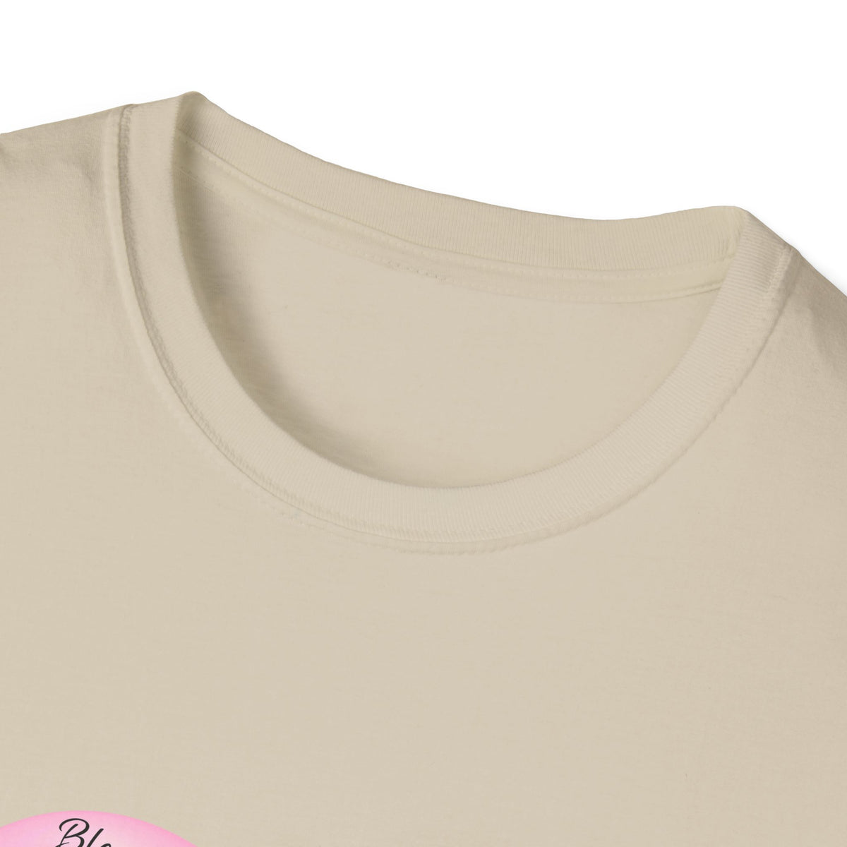 Mom Word Art Heart Light Colored Shirt, Pink Heart Mom Tee