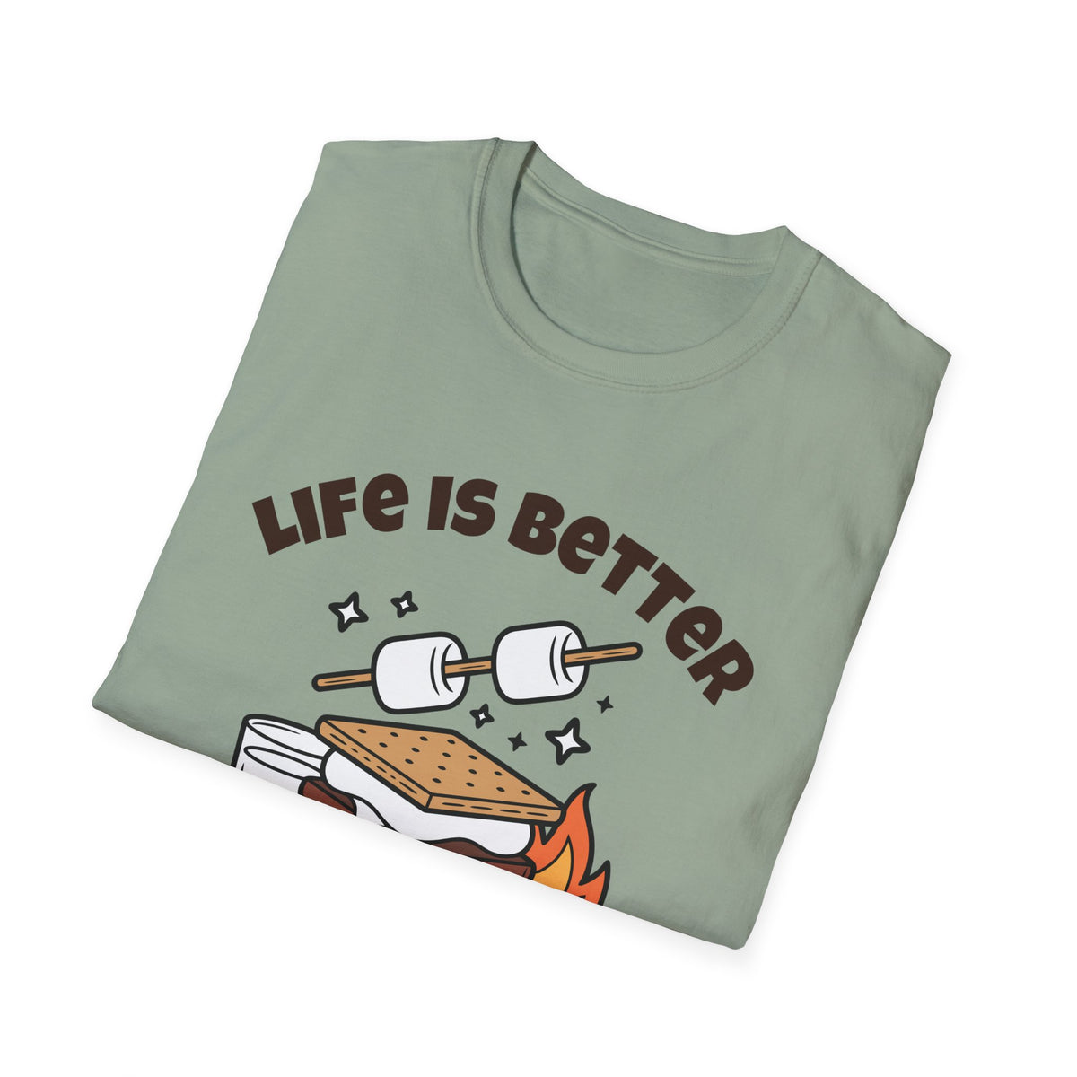 Life Is Better with S'mores Shirt, Funny Camping Tee