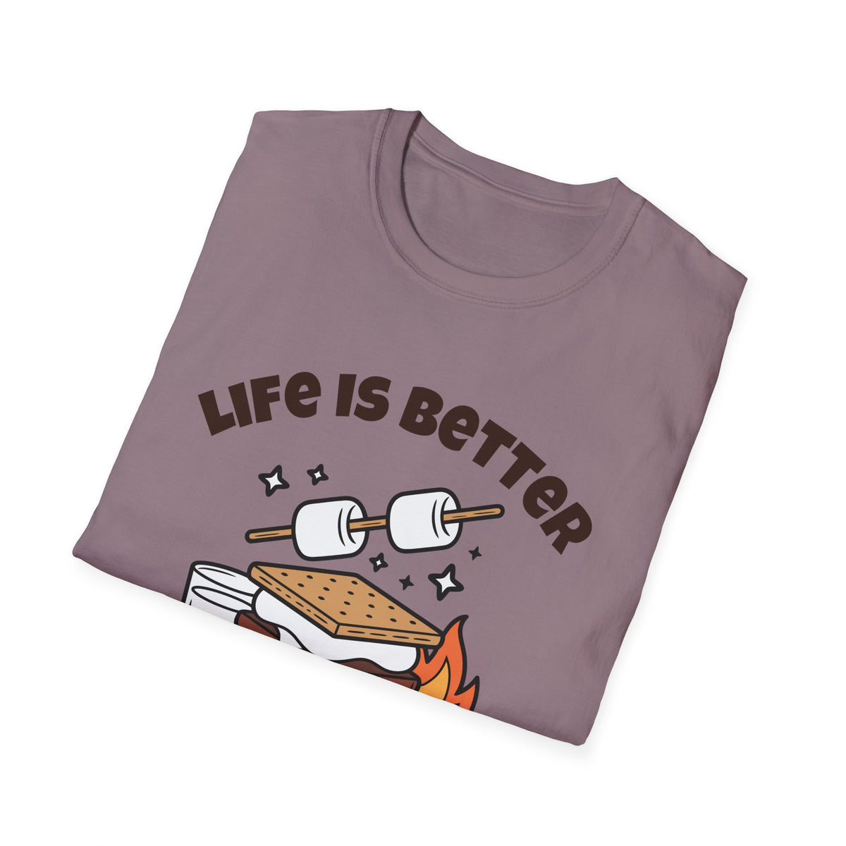Life Is Better with S'mores Shirt, Funny Camping Tee