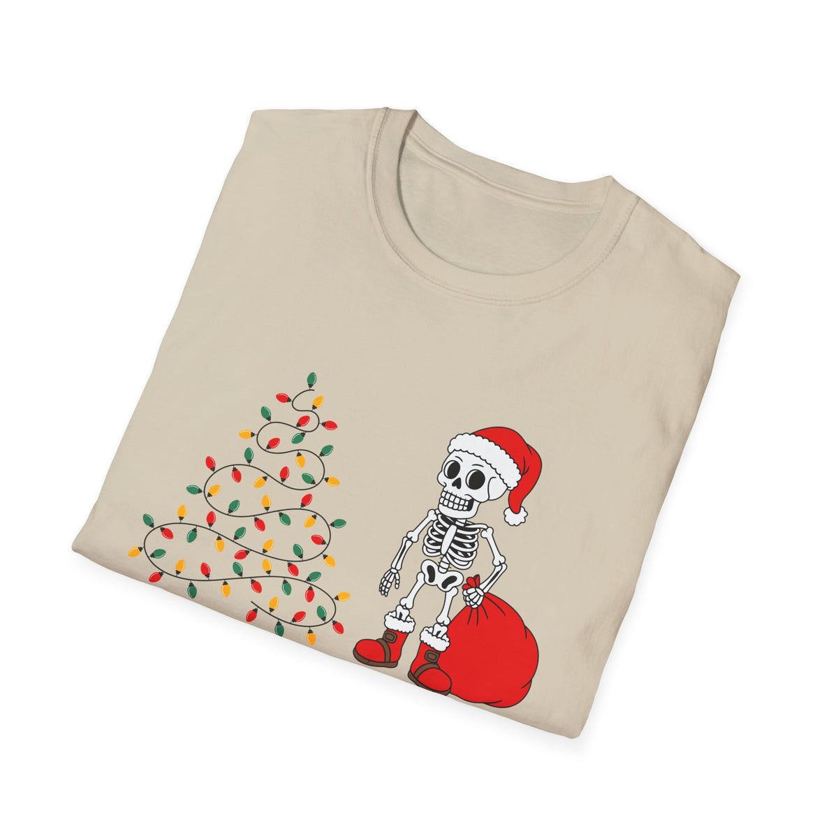 Santa Claws Is Coming to Town Shirt, Funny Skeleton Christmas Tee