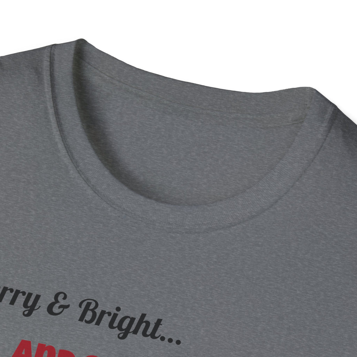 Merry and Bright and Slightly Dead Shirt, Dancing Skeletons Christmas Tee