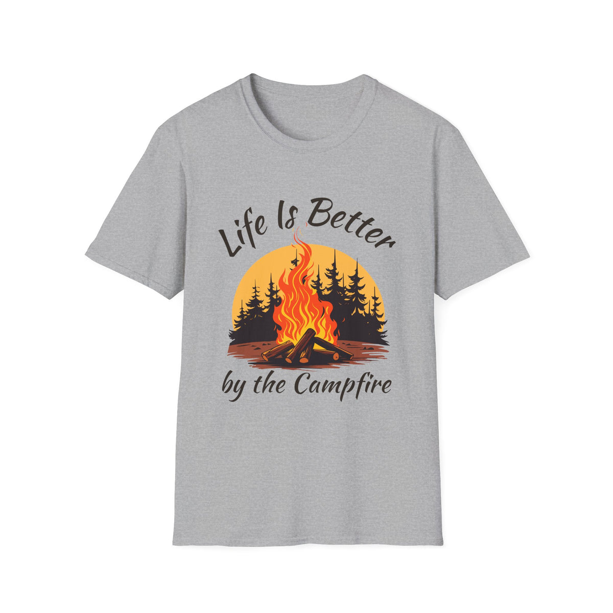 Life Is Better by the Campfire Shirt, Camping Lover Tee