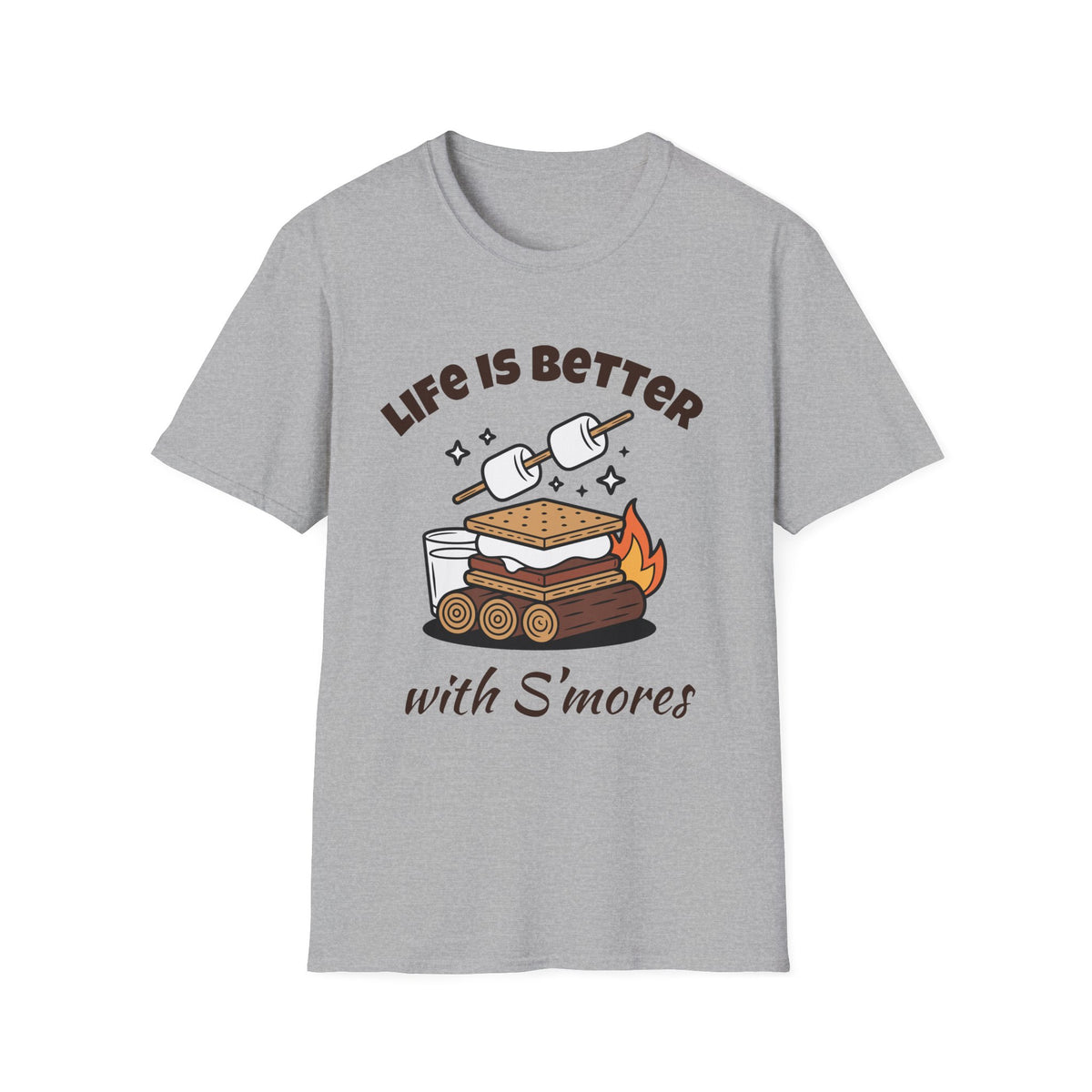 Life Is Better with S'mores Shirt, Funny Camping Tee