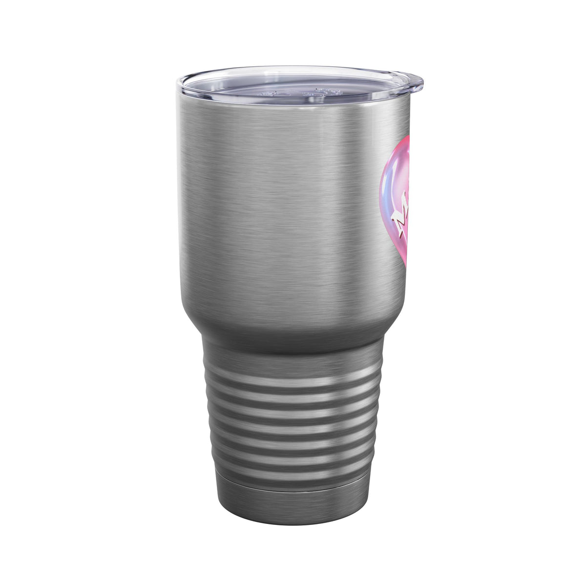 Mama Pink Heart Tumbler, Cute Mom Travel Cup