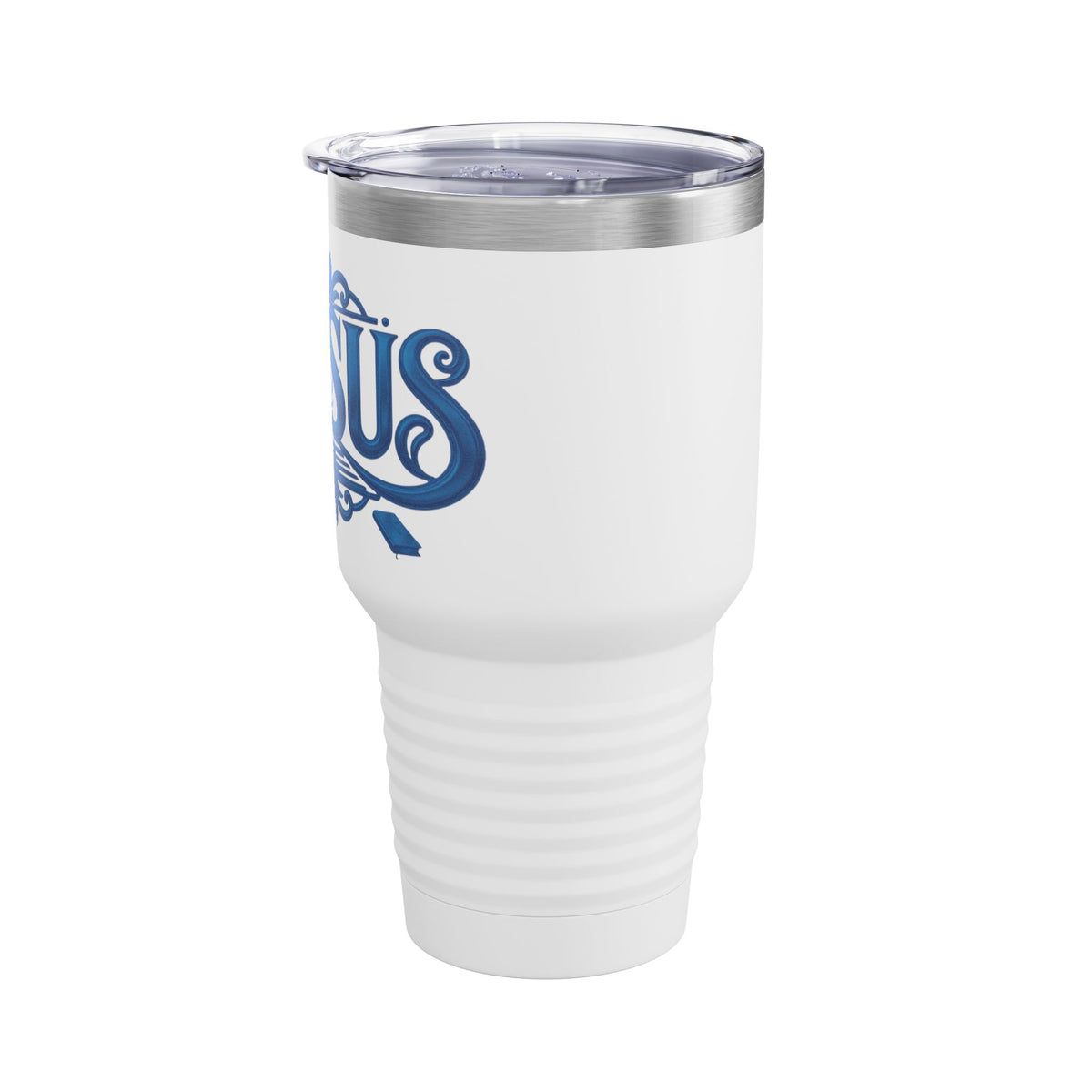 Jesus Blue Scroll 30oz Tumbler, Christian Faith Cup