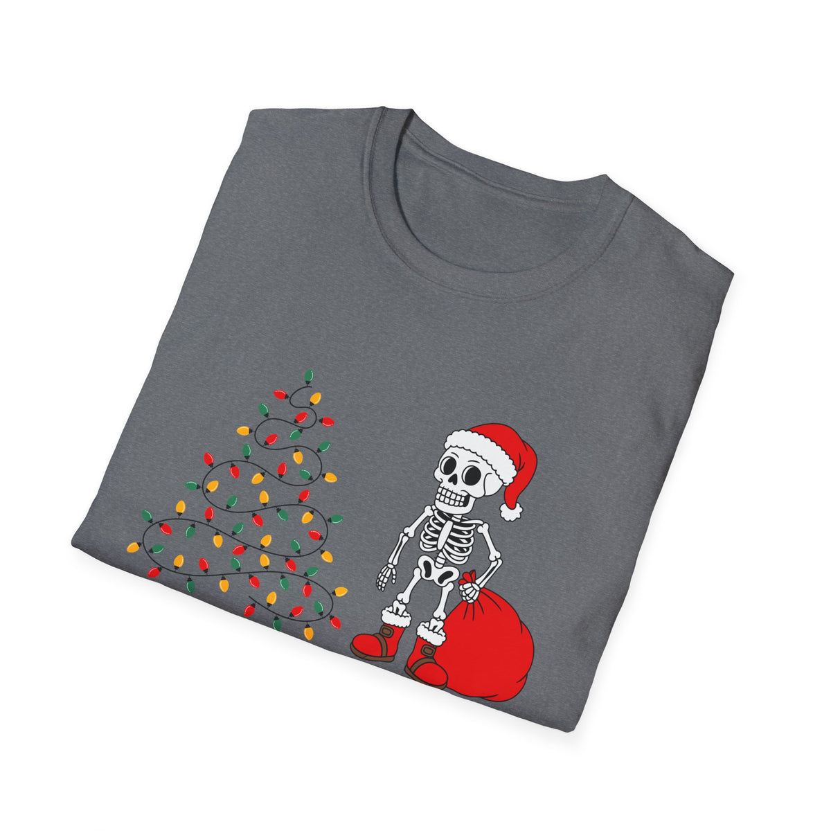 Santa Claws Is Coming to Town Shirt, Funny Skeleton Christmas Tee