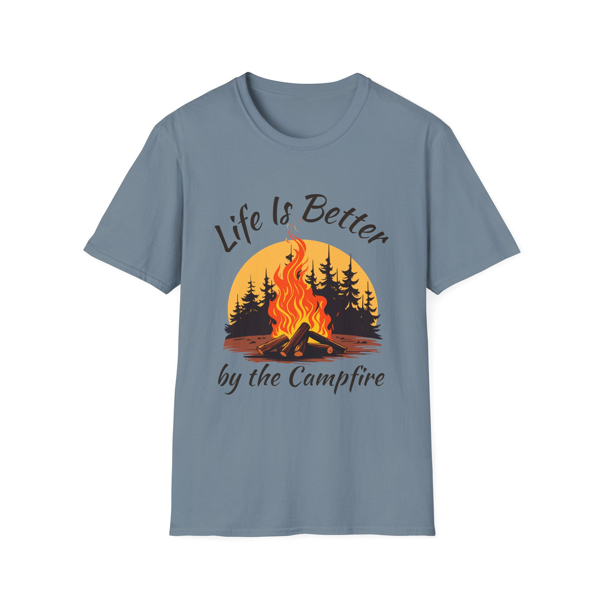 Life Is Better by the Campfire Shirt, Camping Lover Tee