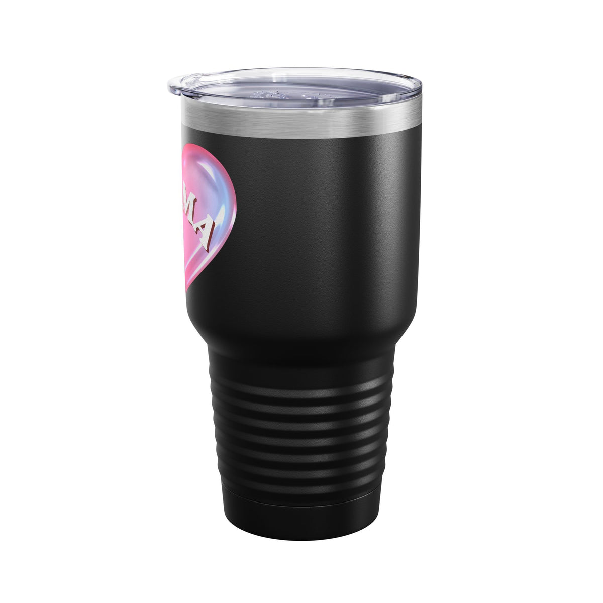 Mama Pink Heart Tumbler, Cute Mom Travel Cup