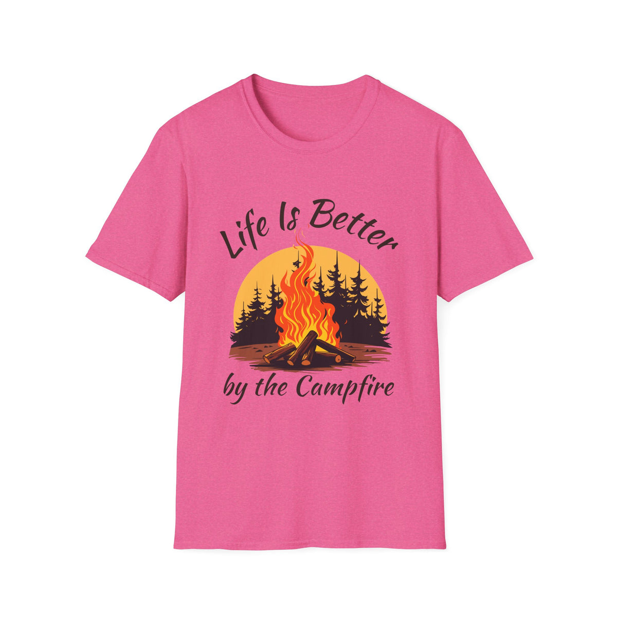 Life Is Better by the Campfire Shirt, Camping Lover Tee