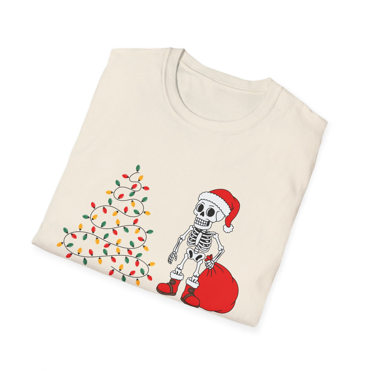 Santa Claws Is Coming to Town Shirt, Funny Skeleton Christmas Tee