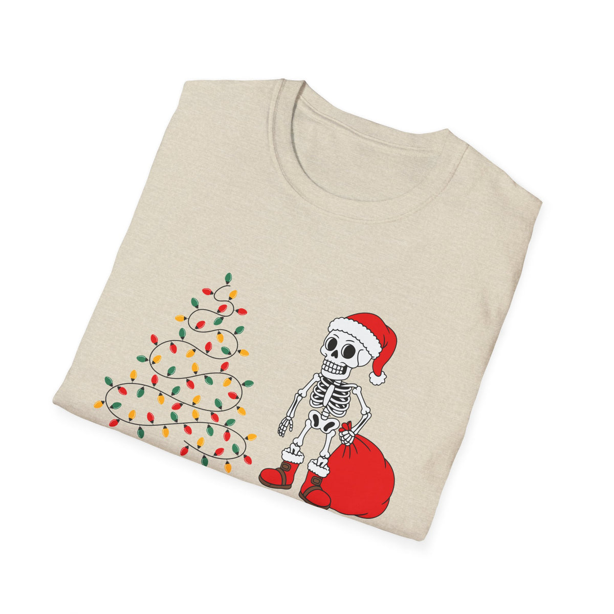 Santa Claws Is Coming to Town Shirt, Funny Skeleton Christmas Tee