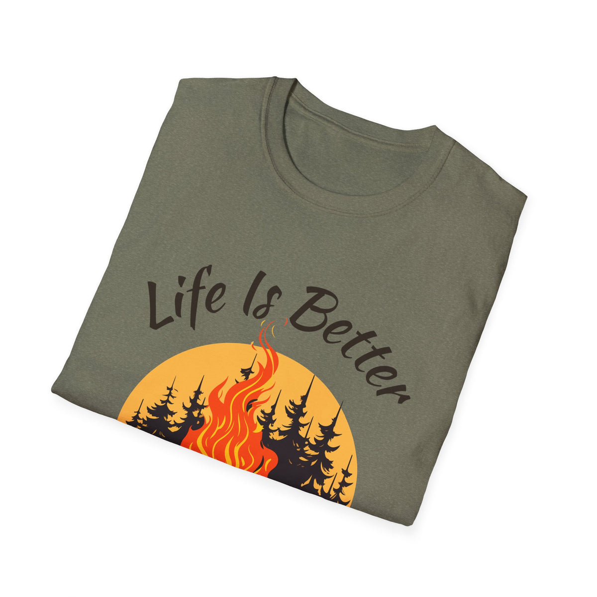 Life Is Better by the Campfire Shirt, Camping Lover Tee