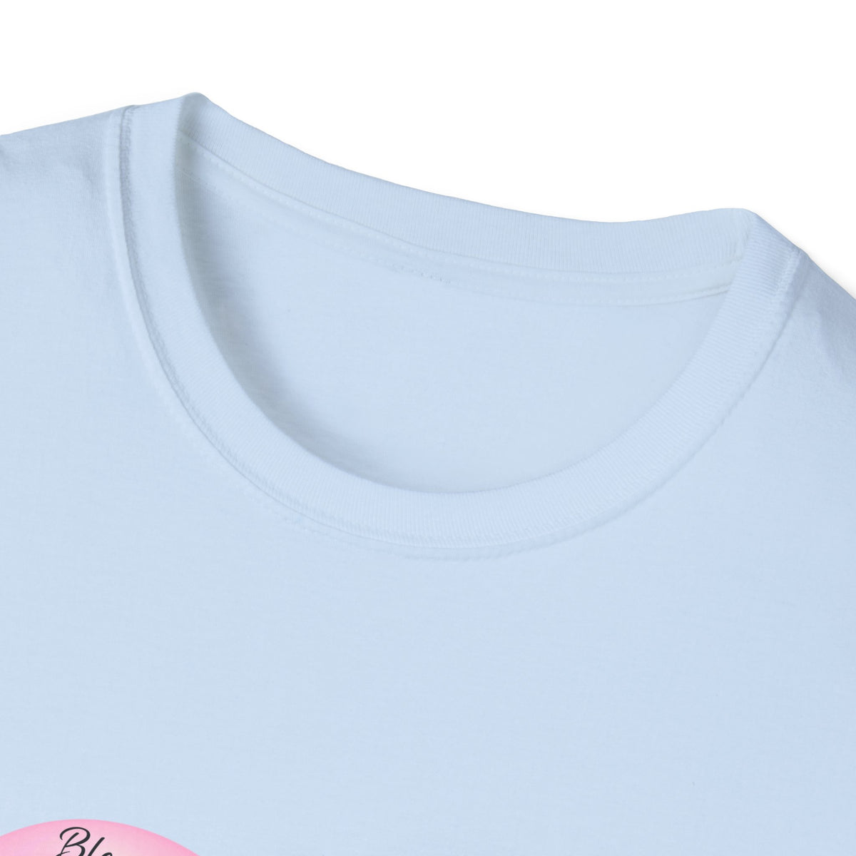 Mom Word Art Heart Light Colored Shirt, Pink Heart Mom Tee