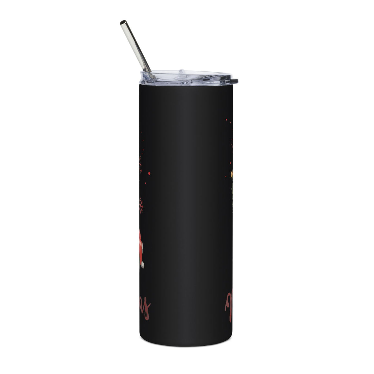 Merry Christmas Red Truck 20oz Tumbler, Farmhouse Christmas Cup
