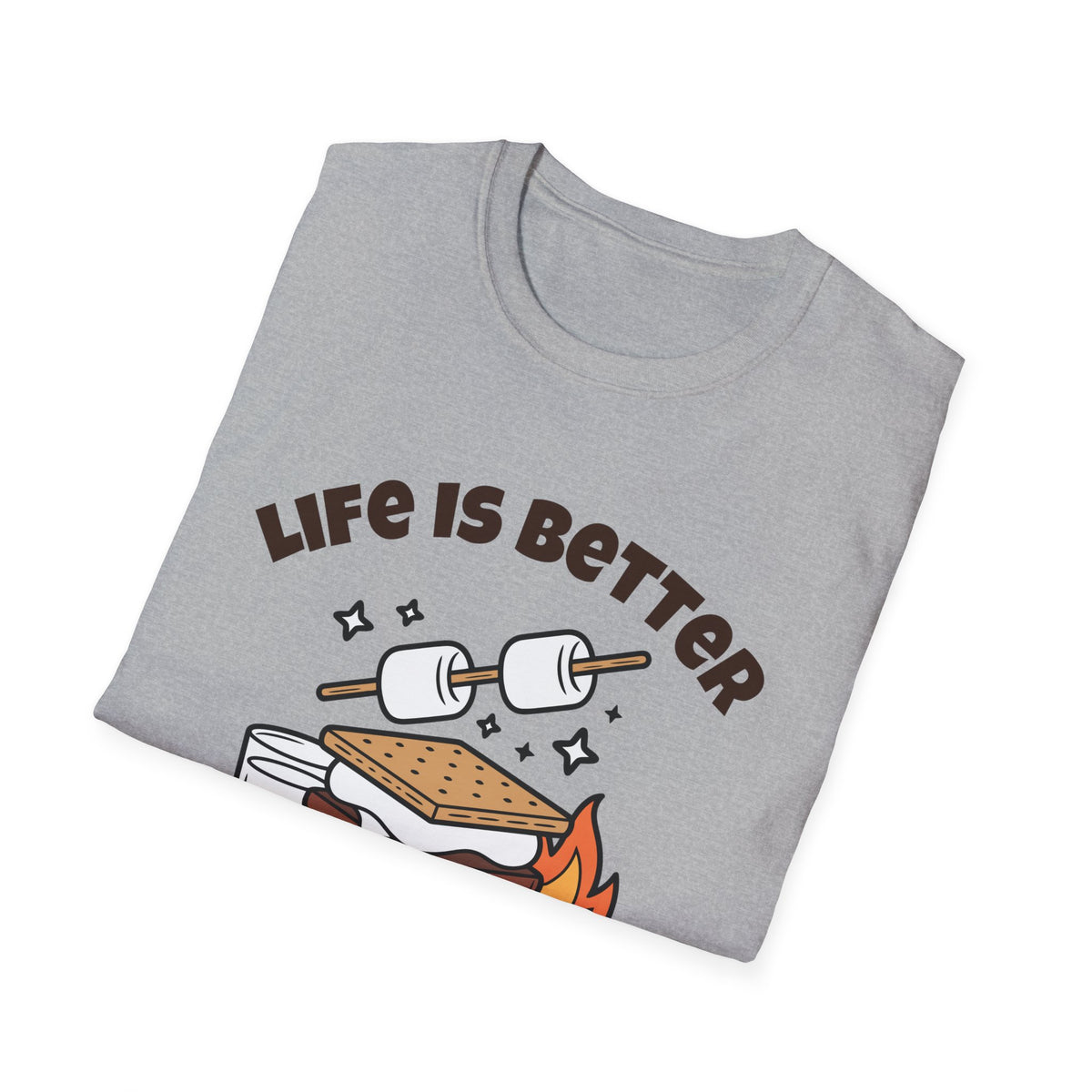 Life Is Better with S'mores Shirt, Funny Camping Tee