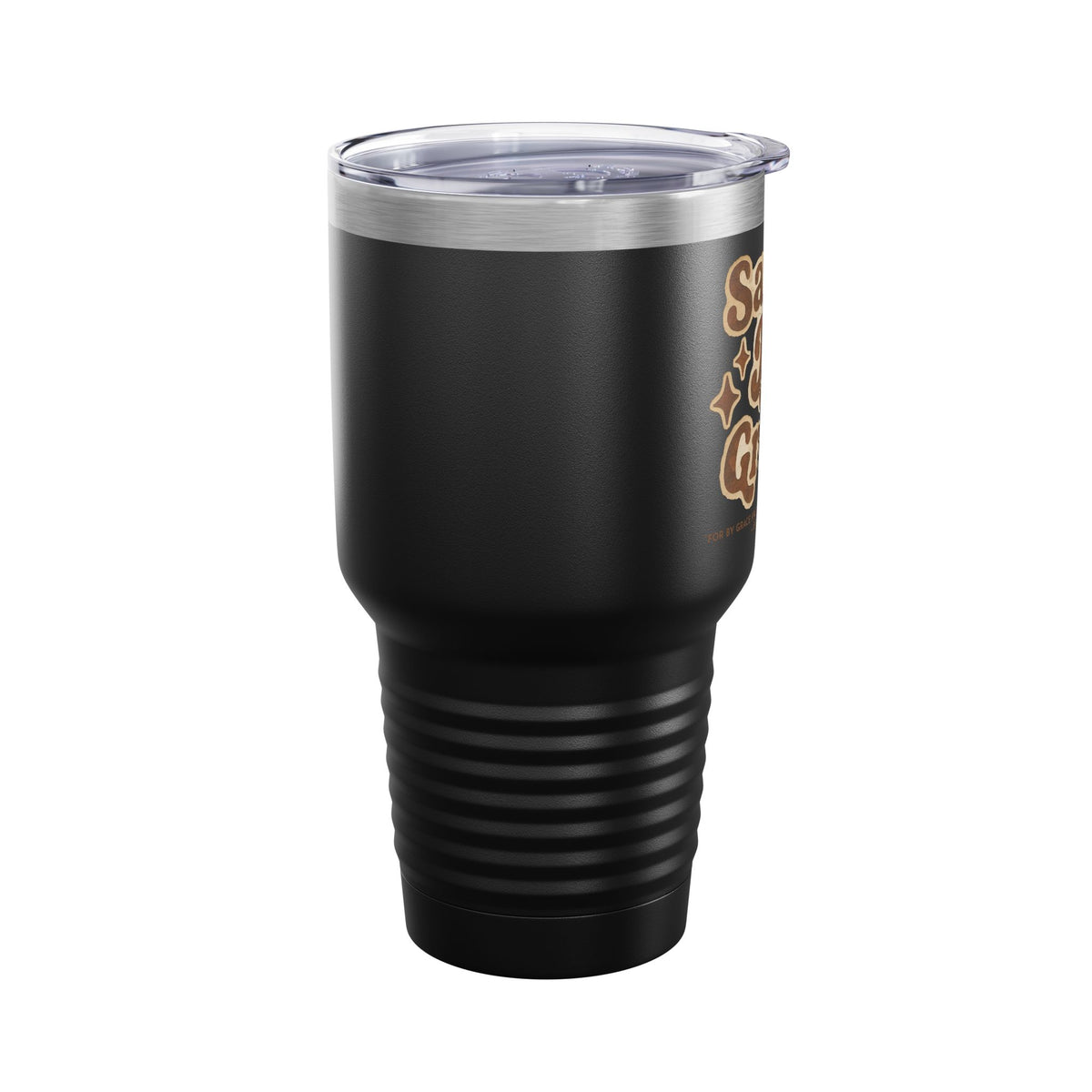 Saved By Grace 30oz Tumbler, Ephesians 2:8 Christian Cup