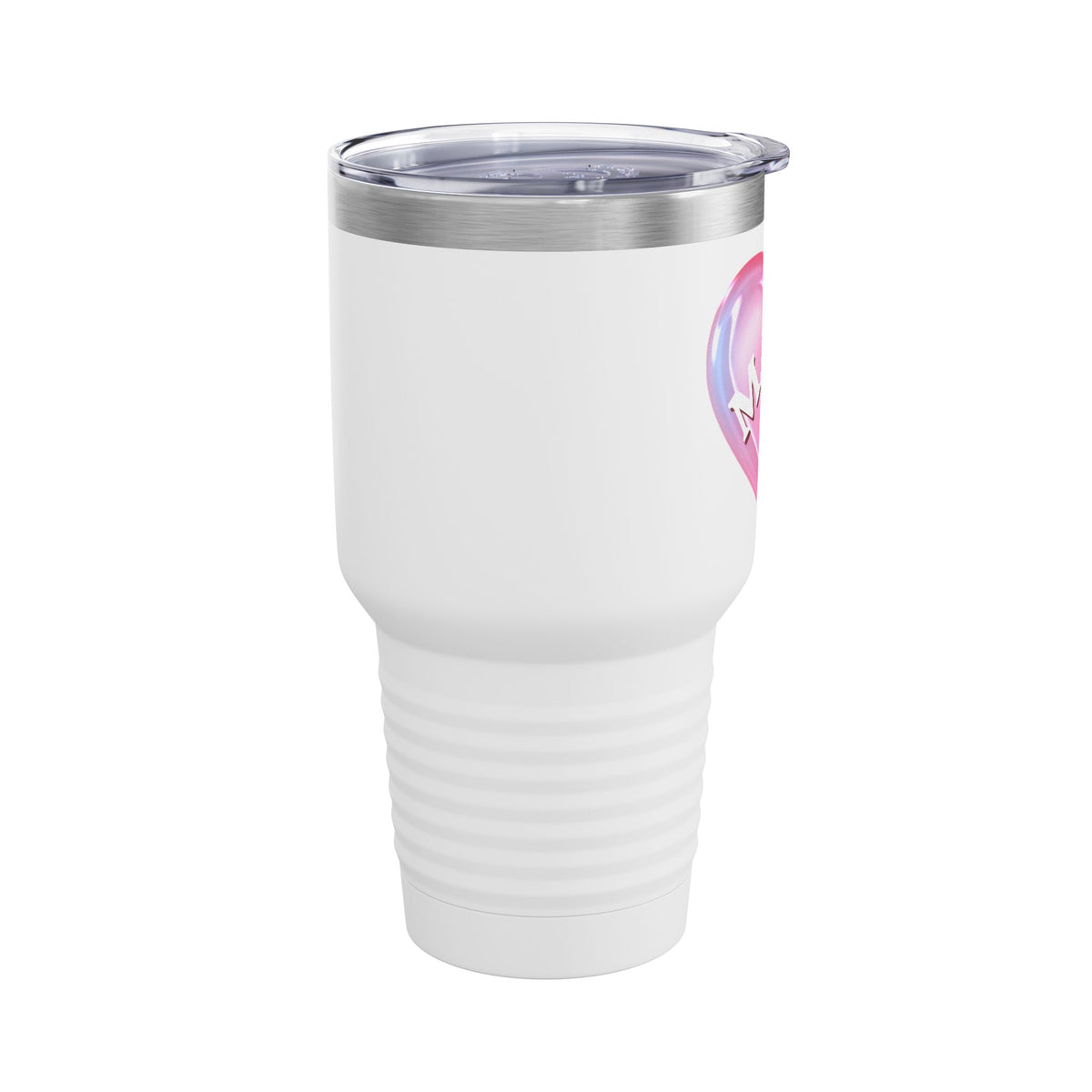 Mama Pink Heart Tumbler, Cute Mom Travel Cup