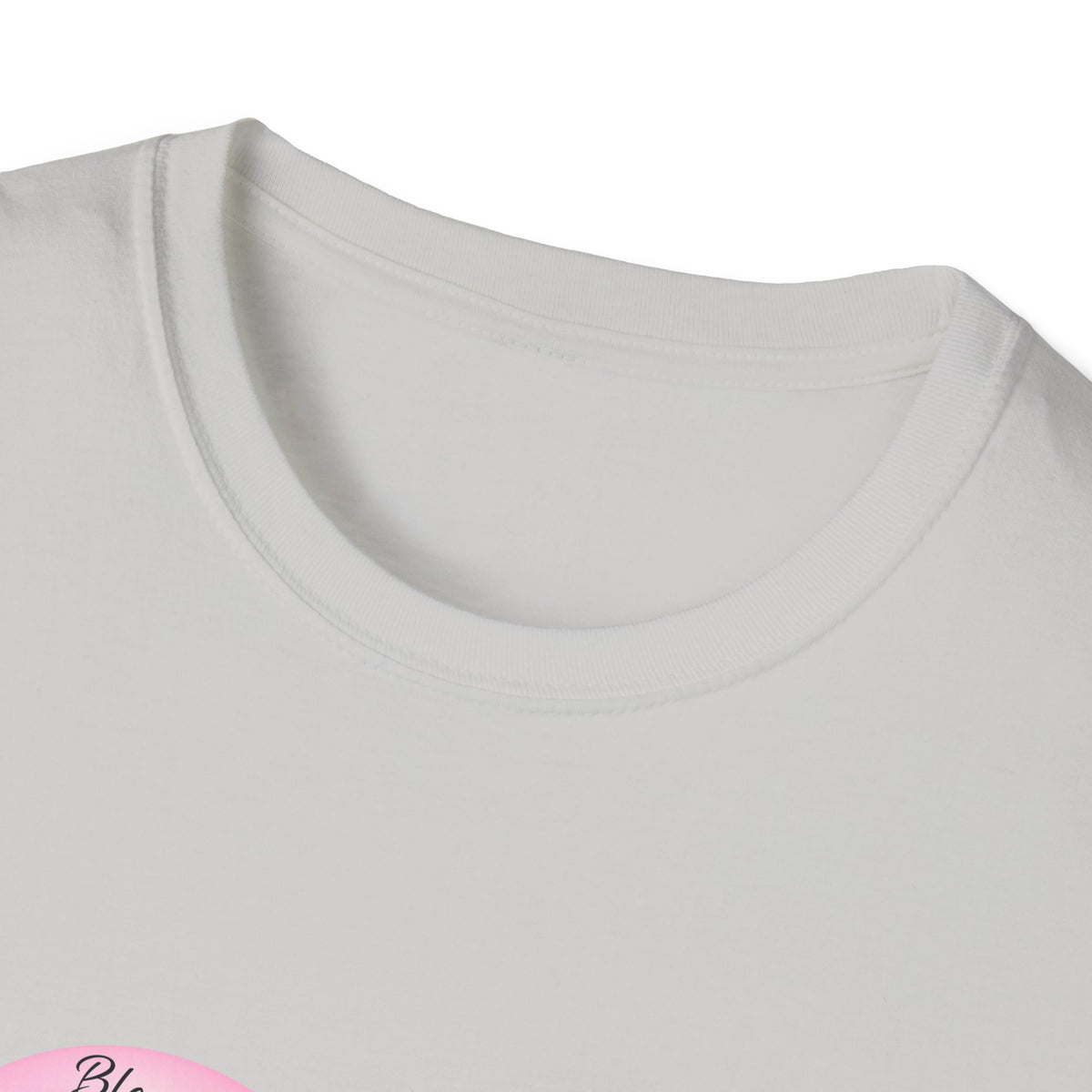 Mom Word Art Heart Light Colored Shirt, Pink Heart Mom Tee