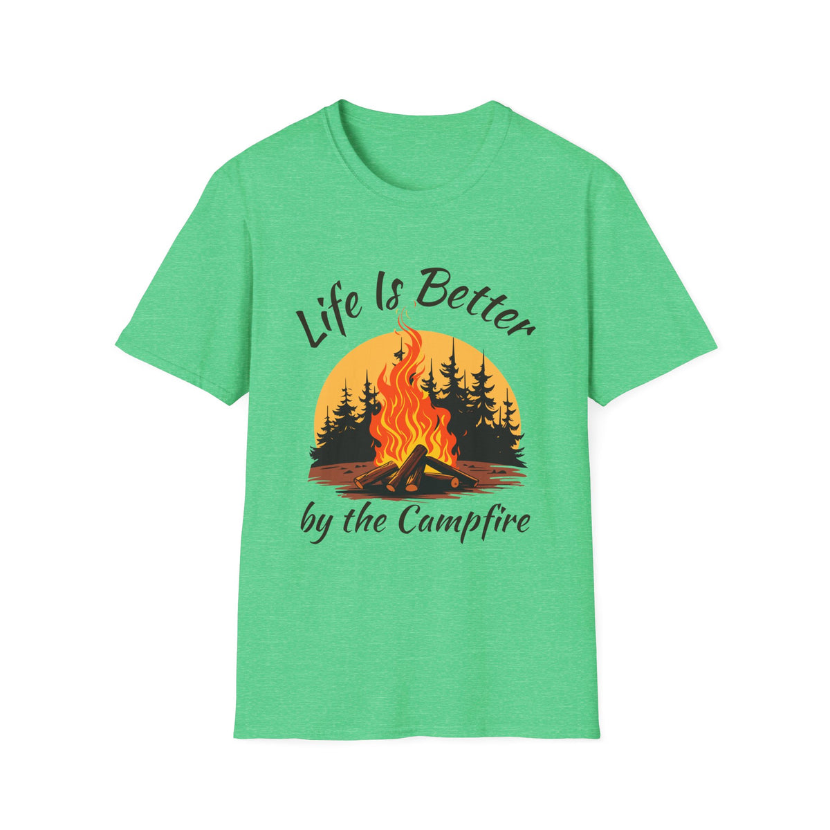 Life Is Better by the Campfire Shirt, Camping Lover Tee