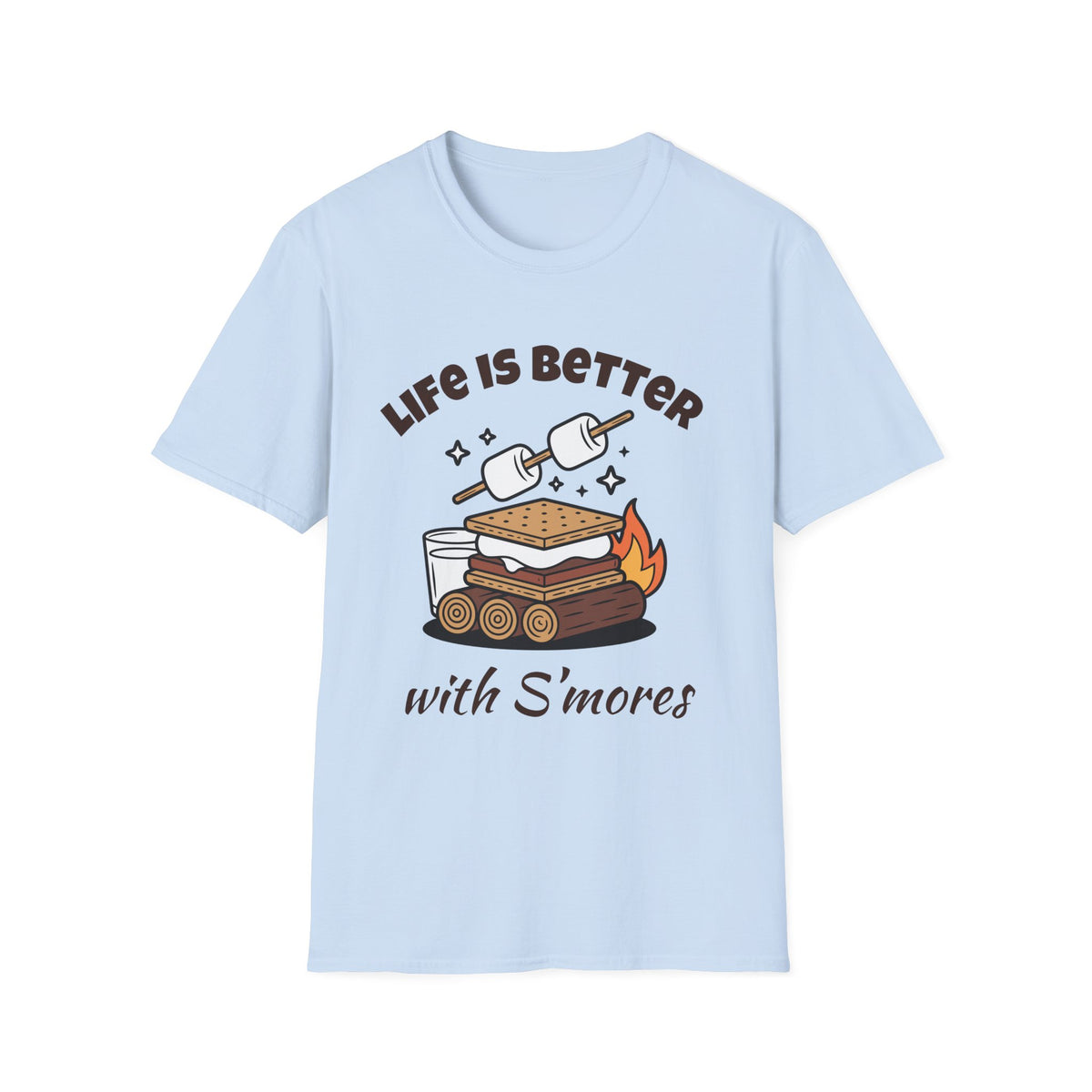Life Is Better with S'mores Shirt, Funny Camping Tee
