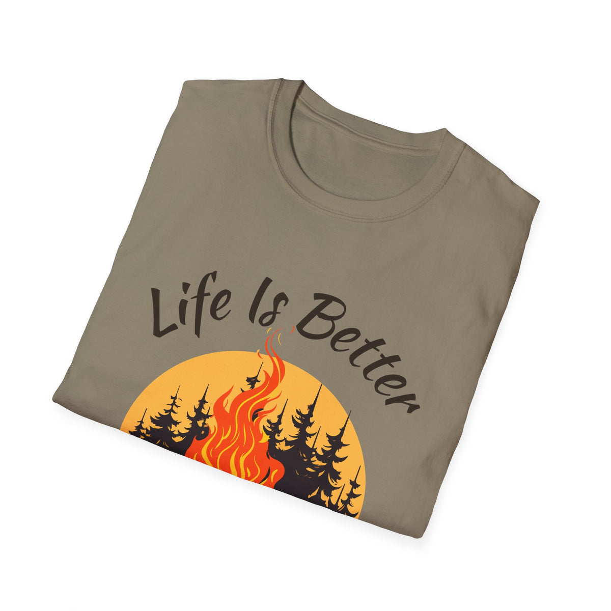 Life Is Better by the Campfire Shirt, Camping Lover Tee