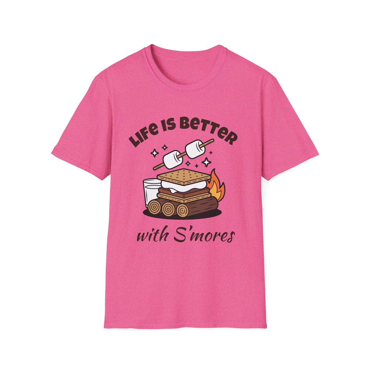 Life Is Better with S'mores Shirt, Funny Camping Tee