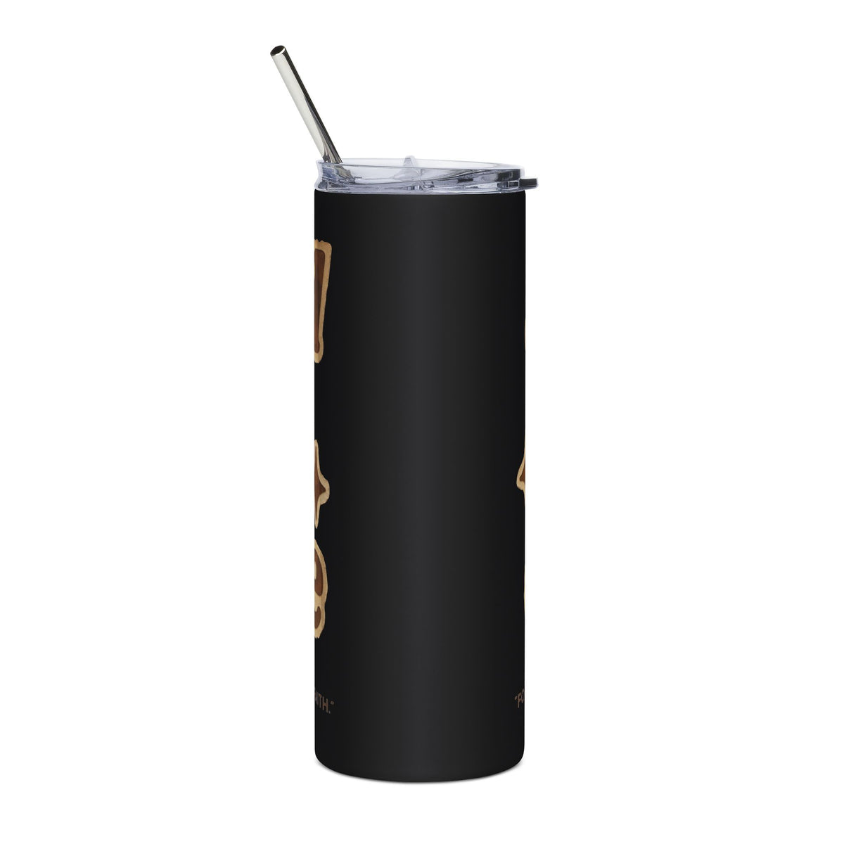 Saved By Grace 20oz Light Colored Tumbler, Ephesians 2:8 Christian Cup