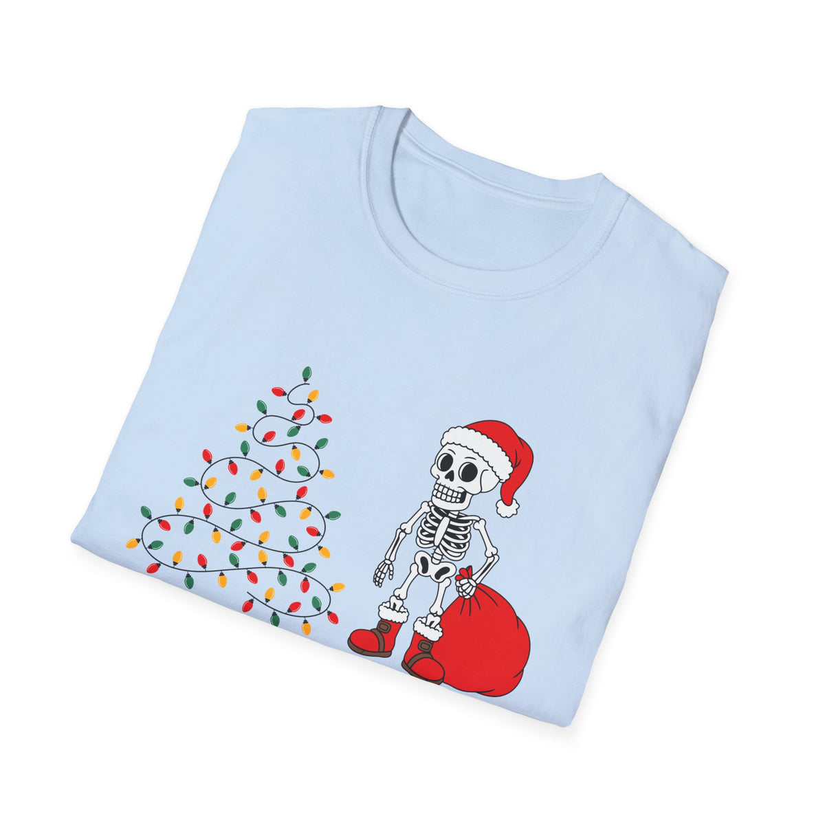 Santa Claws Is Coming to Town Shirt, Funny Skeleton Christmas Tee