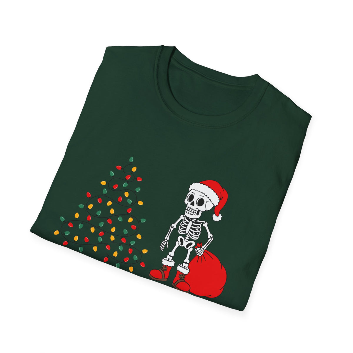 Santa Claws Is Coming to Town Shirt, Funny Skeleton Christmas Tee