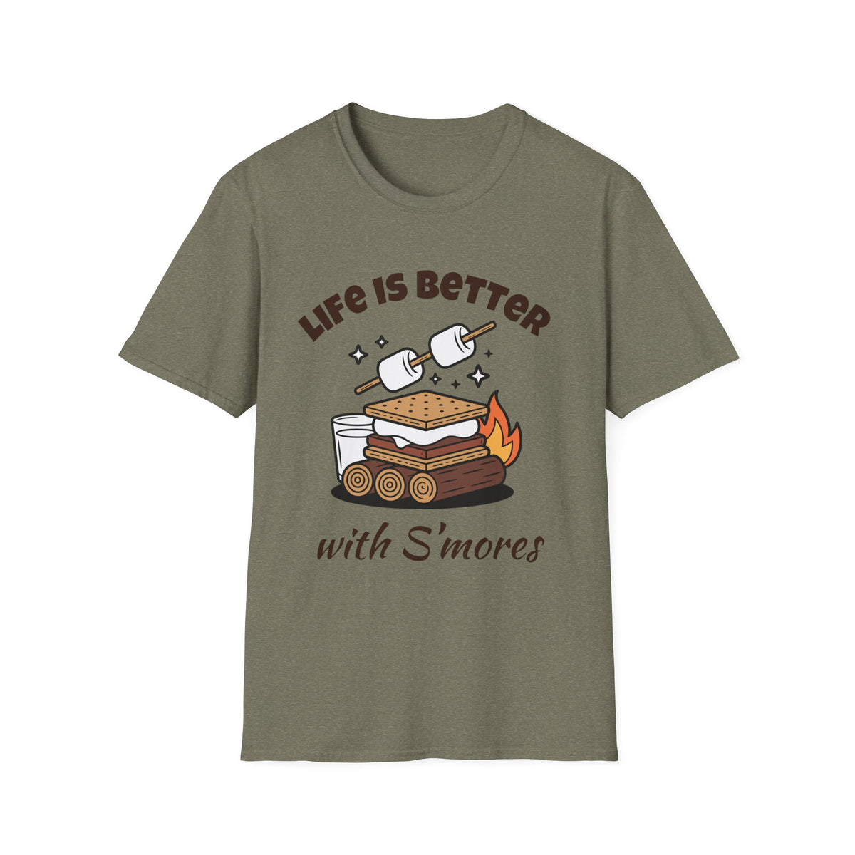 Life Is Better with S'mores Shirt, Funny Camping Tee