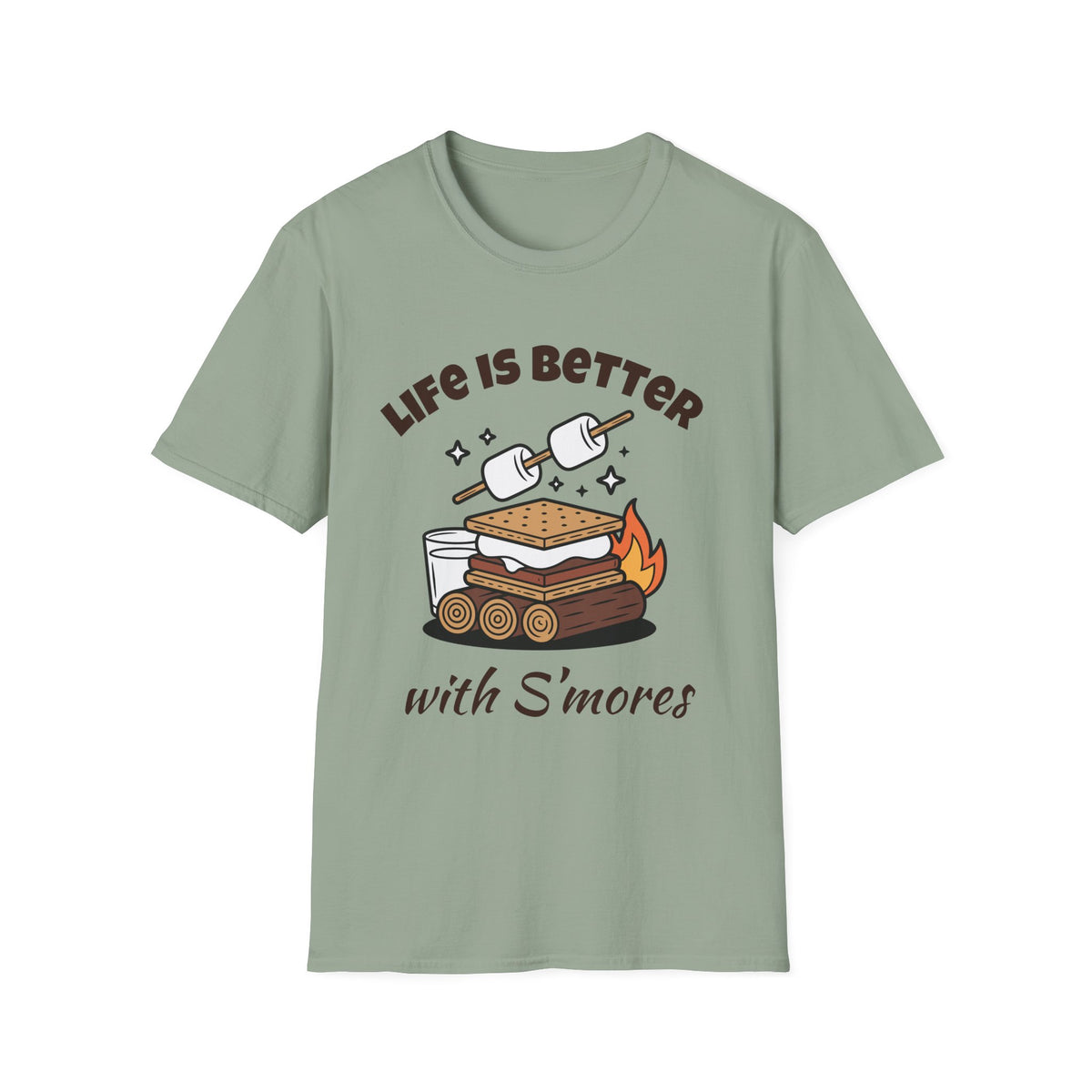 Life Is Better with S'mores Shirt, Funny Camping Tee