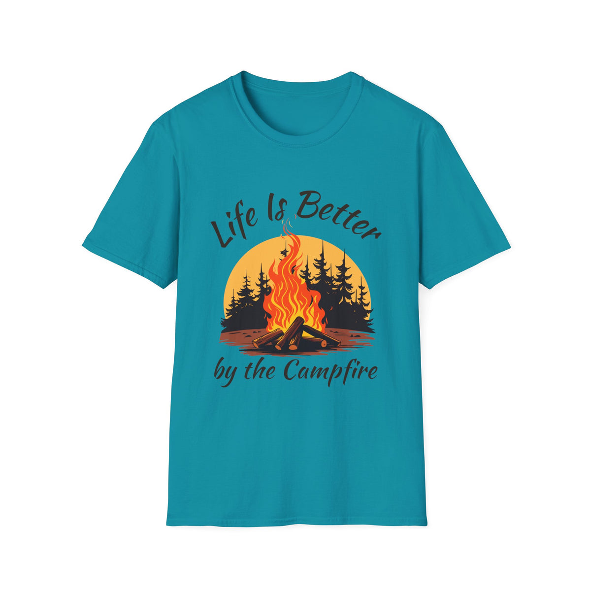 Life Is Better by the Campfire Shirt, Camping Lover Tee