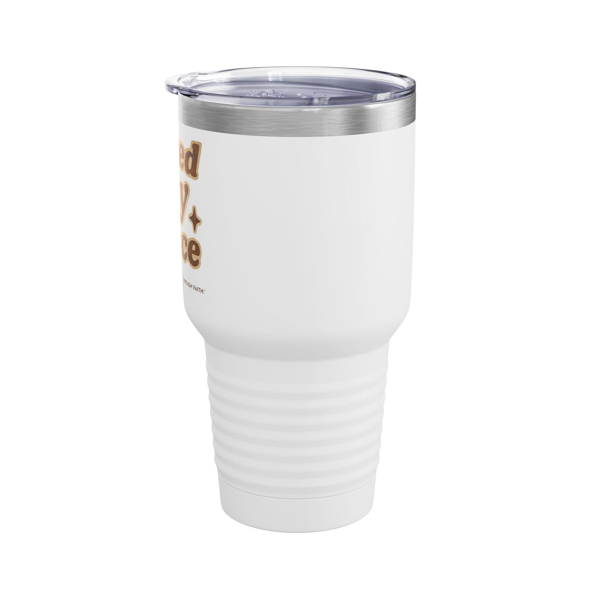 Saved By Grace 30oz Tumbler, Ephesians 2:8 Christian Cup