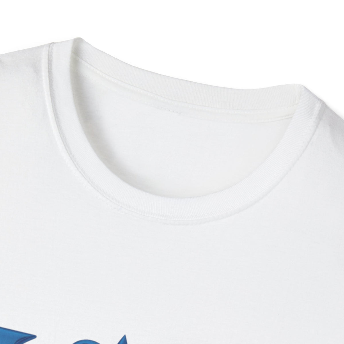 Jesus Blue Scroll Shirt, Christian Faith Tee