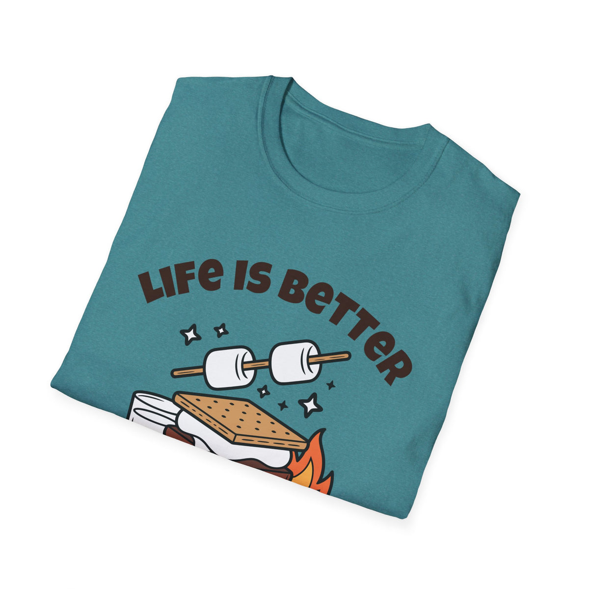 Life Is Better with S'mores Shirt, Funny Camping Tee