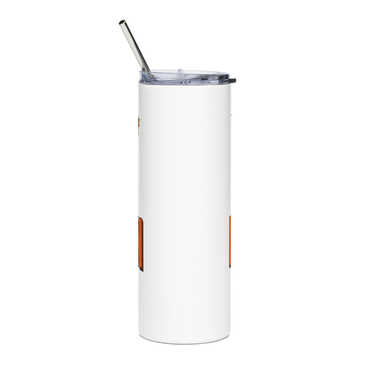 Powered by Pumpkin Spice 20oz White Tumbler, Fall Coffee Cup