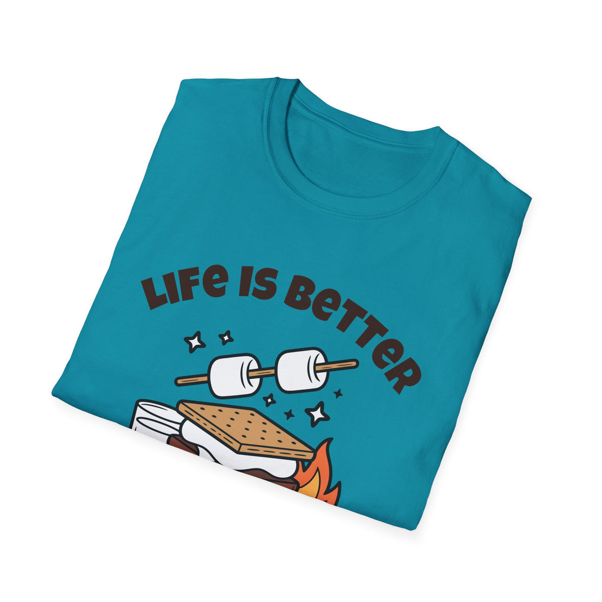 Life Is Better with S'mores Shirt, Funny Camping Tee