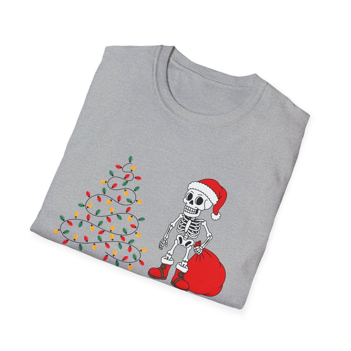 Santa Claws Is Coming to Town Shirt, Funny Skeleton Christmas Tee